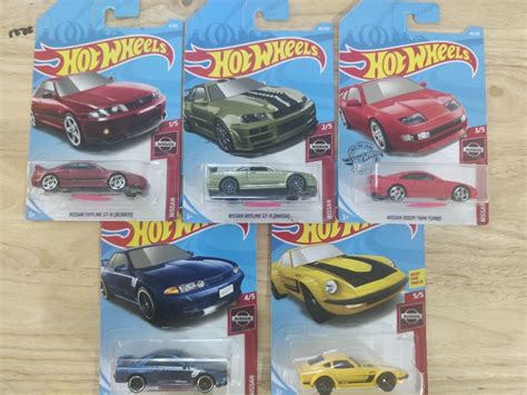 Hot Wheels Nissan Series Set Hobbies Toys Toys Games On Carousell
