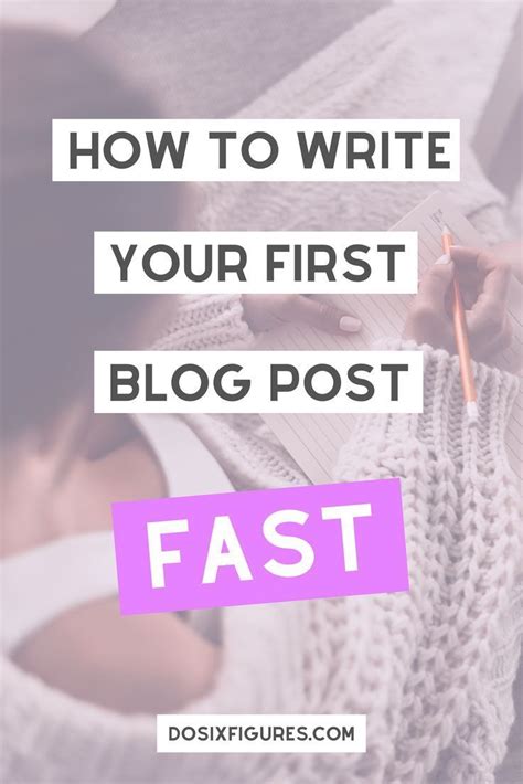 How To Write Your First Blog Post With Ideas Blog Writing Tips First Blog Post Blog Strategy