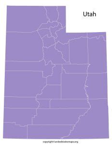 Utah County Map Map Of Utah Counties With Cities