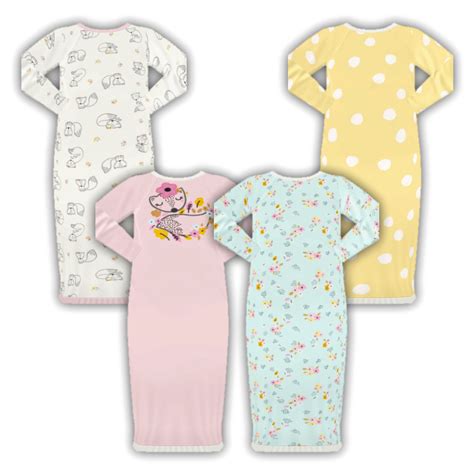 Infant Pink Fox Sleep Gown The Sims 4 Create A Sim Curseforge