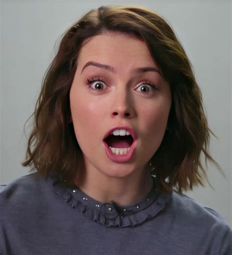 Daisy Ridley Daisy Ridley Daisy Ridley Hot Shocked Face