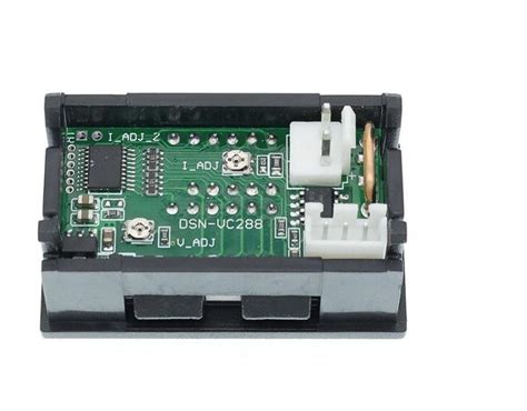 Цифровой вольтметр амперметр DC 0-100V 10А красный и синий (проволочный ...