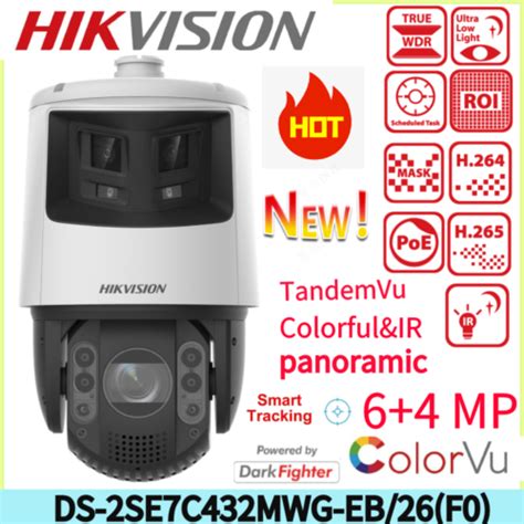 Hikvision 6mp Colorvu 4mp 32xptz Auto Tracking Camera Ds 2se7c432mwg