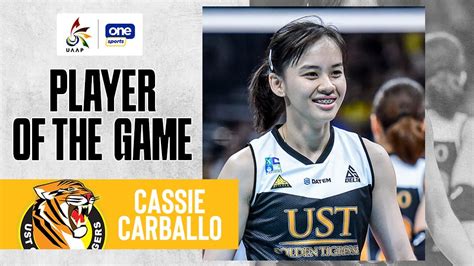 Uaap Player Of The Game Highlights Cassie Carballo Orchestrates Usts