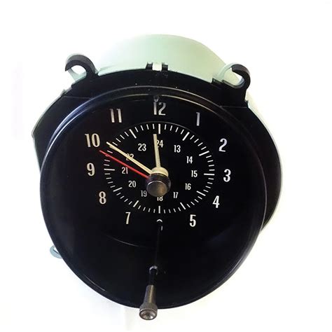 1969 72 Pontiac Gto Lemans Grand Prix Dash Clock Black Face Quartz