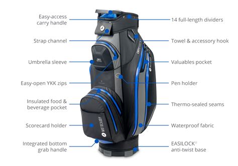 Motocaddy Dry Series Waterproof Golf Cart Bag 2024 — Pin High Golf