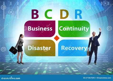 Business Continuity Disaster Recovery Concept Stock Image Image Of