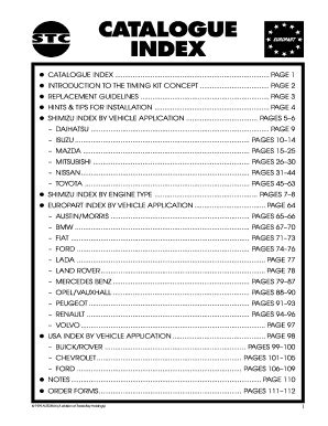 Fillable Online autobax co Catalogue index - Autobax - autobax co Fax ...