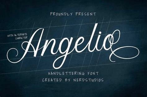 Angelio Font Fontspace Io