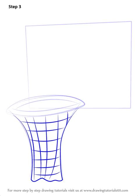 Learn How To Draw Basketball Hoop Other Sports Step By Step Drawing