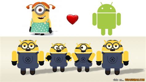 Minion Y Android Se Hacen Pareja Y Risa Sin M S