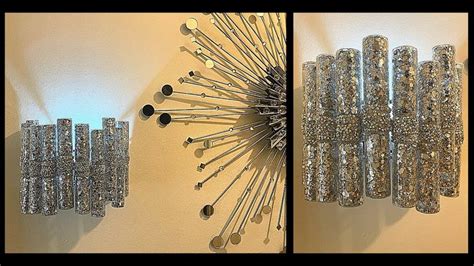 Diy Dollar Tree High End Glam Lighted Wall Sconce Wayfair Inspired