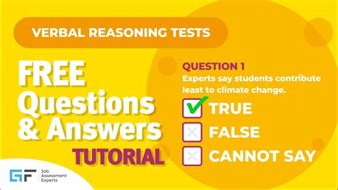 Verbal Reasoning Test Practice Questions And Answers