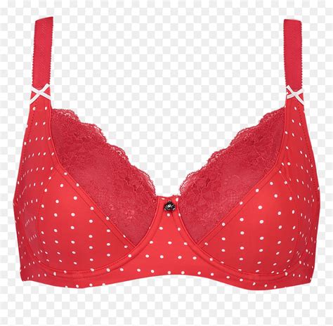 Support Dotty Bra Red Cream Brar04 3011red Whitespot Transparent