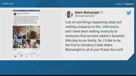 Adam Wainwright Talks Adoption Of His Son Caleb