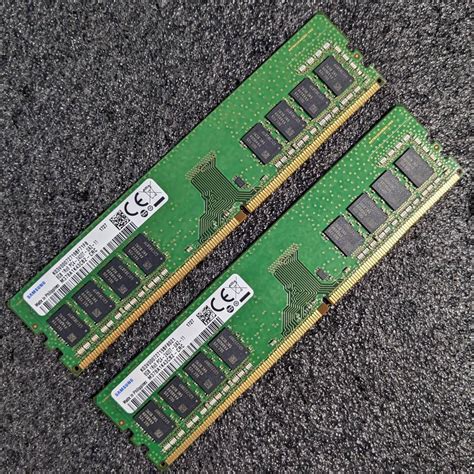 Yahooオークション Ddr4メモリ 16gb8gb2枚組 Samsung M378a1k43cb