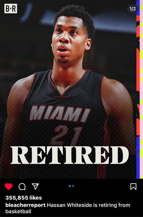 Hassan Whiteside has retired. : r/heat