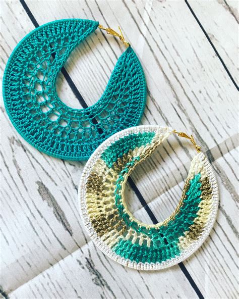 Beautiful Crochet Earrings Made By Parlezvouscrochet Pattern Available