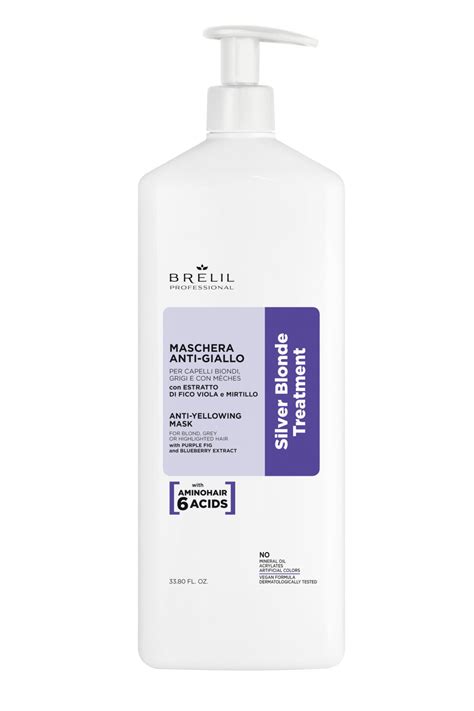 Brelil Professional Amino Treatment Silver Blonde Mask