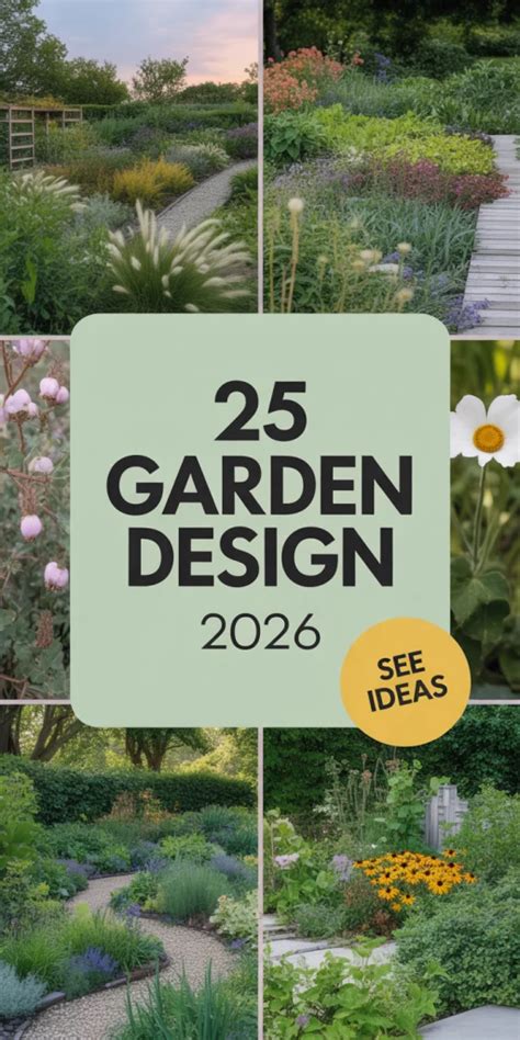 25 Garden Design 2026 Ideas To Transform Your Outdoor Space Into A