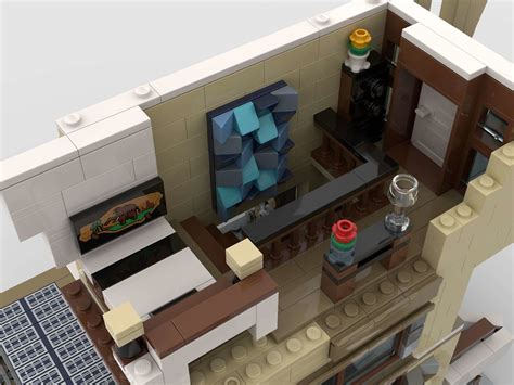 Lego Contemporary Living Top Floor Interior Bedroom2 Flickr