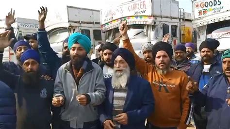 Jammu Drivers Transporters Protest Against New Provision In Hit And