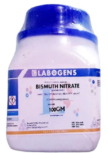 A Grade Percent Purity Eco Friendly Bismuth Nitrate For School Lab