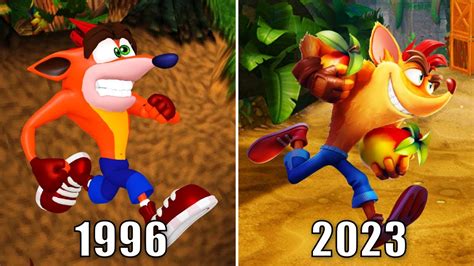 Evolution Of Crash Bandicoot Games 1996 2023 Youtube