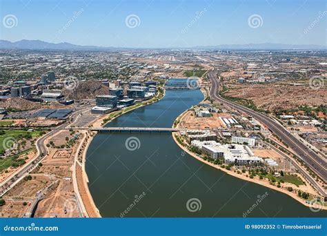 tempe town lake stock photo image  clear architecture