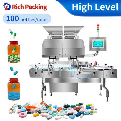 Electronic 16 Lane Vibration Pill Softgel Auto Counter Automatic Tablet Capsule Counting Machine