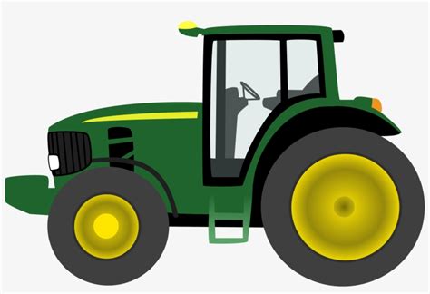 John Deere Green Tractor Clip Tractor Transparent PNG 2400x1526