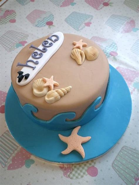 On The Beach Decorated Cake By Dollybird Bakes CakesDecor