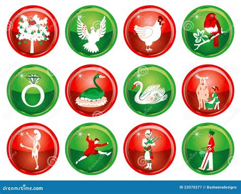 12 Days Of Christmas Royalty Free Stock Photography Image 22070377