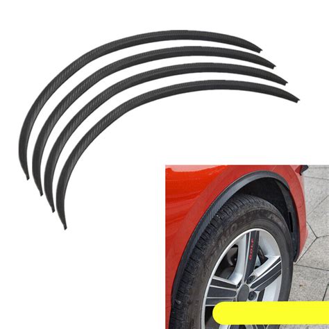 Pcs Car Wheel Eyebrow Arch Trim Lips Fender Flares Protector