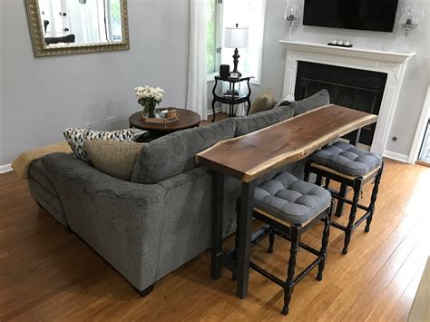 sofa bar table baci living room