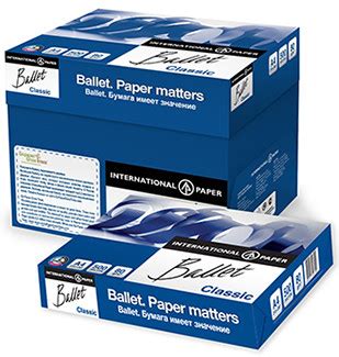 Офисная бумага Ballet Classic А4, класс В, 80 г/м2, 500 л (BT.A4.80.CL)