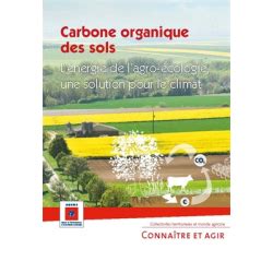 Carbone Organique Des Sols L Nergie De L Agro Cologie Une Solution