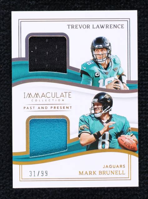 Panini Immaculate Collection Mark Brunell Trevor Lawrence Ppm