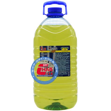 Средство для мытья посуды «Золушка», лимон, ПЭТ, 5 л — Бытовая химия ...