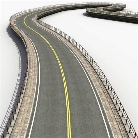 Road Set Modelled 3d Model