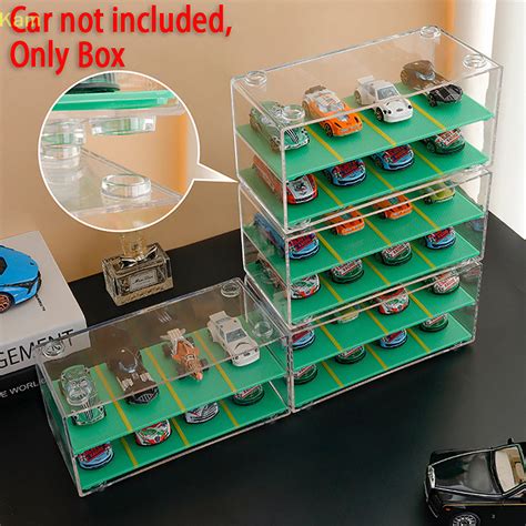 Kam T H P Ng Di Ng Acrylic Ch Ng B I Cho Hot Wheels H P Tr Ng B Y Trong Su T M