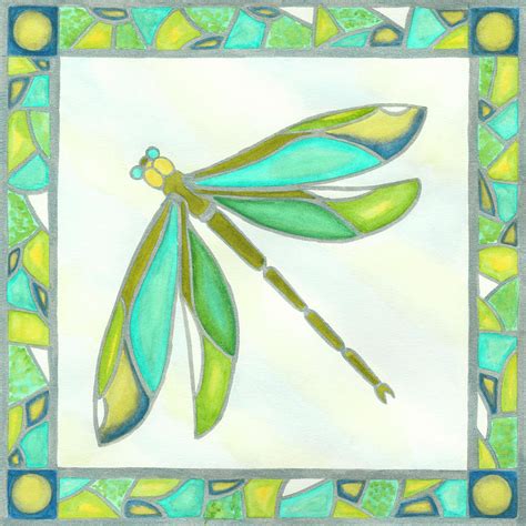 Luminous Dragonfly Ii Painting By Vanna Lam Fine Art America