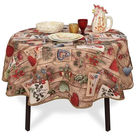 Скатерть круглая гобеленовая романтика, 4 размера – купить в Украине ...