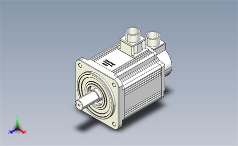 台达伺服电机 Ecma Cx1330e4 Step模型图纸下载 懒石网