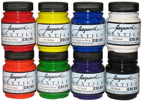 Jacquard Textile Acrylic Paint Individual