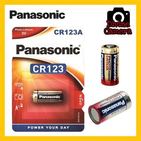 Panasonic Cr123a Lithium Battery 3v Shopee Malaysia