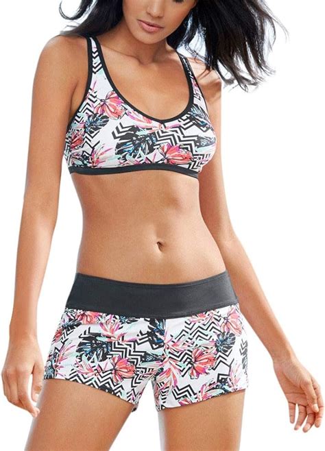 Plot Sport Bikini Damen Badeanzug Bikini Damen Set Push Up Sexy