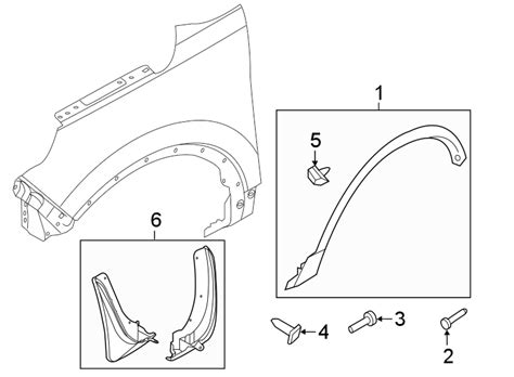 2024 Ford E 350 Super Duty Base Stripped Chassis Fender Flare