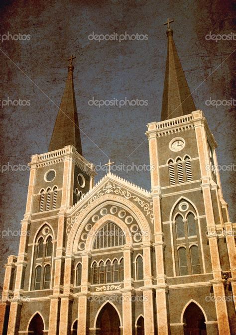 Old catholic church — Stock Photo © nuchylee #38024645