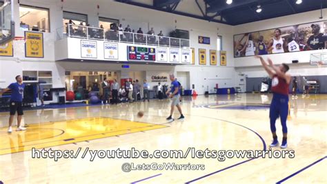 Durant Steph Curry Doing Shooting Drills Together W Coach Q Bruce